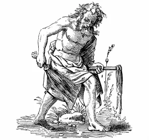 Jost Amman Woodcut Prints: Flagellant: Sect, founded 1260