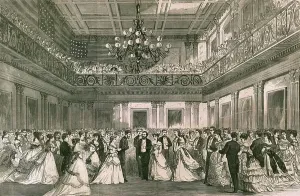 American Presidential History Prints: The inauguration ball, 1869