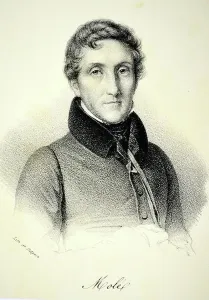 French Politician Engraving Prints: Louis Mathieu Mole, 1840 (litho)