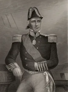 English Naval History Prints: Portrait of Edmund Lyons