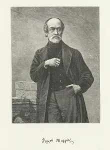 Giuseppe Mazzini Portrait Prints: Portrait of Giuseppe Mazzini