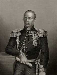 Military Leader Portraits Prints: Portrait of Prince Michael Gorchakov