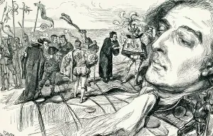Gulliver's Travels Illustration Prints: Producing his credentials under the signet royal