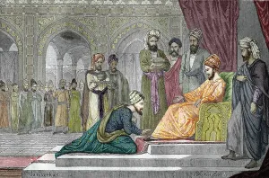Avicenna at the Court of Ala ad-Dawla Muhammed Print