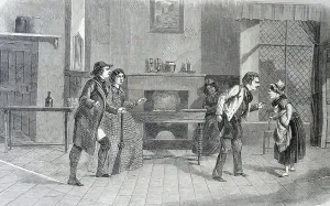 Fine Art Print: A Scene from Mr. Brougham's Comedy, 1860