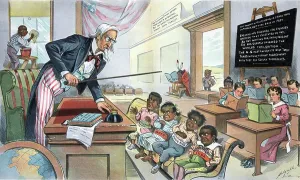 American Imperialism Cartoon Prints: School Begins, 1899