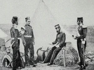 British Military Officer Prints: Sir Mark Walker, 1854