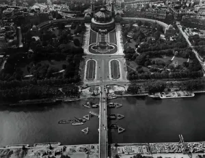 French Capital Cityscape Prints: View of the Iena bridge