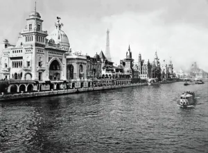 Historical Cityscape Photography Prints: World fair in Paris