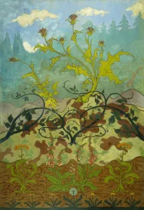 Thistles and Foxglove; Chardons et Digitales, 1899 (oil on canvas) Thistles and Foxglove; Chardons et Digitales, 1899 (oil on canvas)