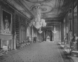 The Throne Room at Windsor Castle (b/w photo) The Throne Room at Windsor Castle (b/w photo)