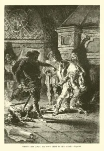 Thrust him away, or thou diest in his stead (engraving) Thrust him away, or thou diest in his stead (engraving)