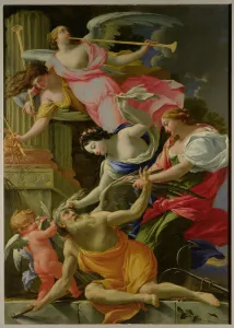 Time Vanquished by Love, Venus and Hope, c.1645-46 (oil on canvas) Time Vanquished by Love, Venus and Hope, c.1645-46 (oil on canvas)