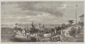The Town and Port of Nassau, New Providence, Bahama Islands (engraving) The Town and Port of Nassau, New Providence, Bahama Islands (engraving)