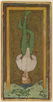 The Traitor, fascimile of a tarot card from the Visconti deck The Traitor, fascimile of a tarot card from the Visconti deck