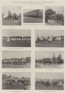 The Transvaal War, Military Activity at Pietermaritzburg (b/w photo) The Transvaal War, Military Activity at Pietermaritzburg (b/w photo)