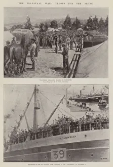 The Transvaal War, Troops for the Front (litho) The Transvaal War, Troops for the Front (litho)