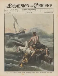 Travellers of the Spanish transatlantic liner Larache sunk in La Corogna, rescued after thirty hours of agony Travellers of the Spanish transatlantic liner Larache sunk in La Corogna, rescued after thirty hours of agony