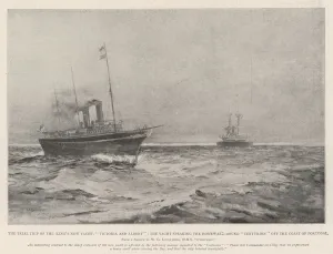 The Trial Trip of the King's New Yacht, 'Victoria and Albert, " The Trial Trip of the King's New Yacht, 'Victoria and Albert, "