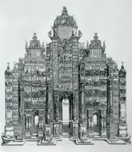 The Triumphal Arch of Emperor Maximilian I of Germany (1459-1519), dated 1515, pub The Triumphal Arch of Emperor Maximilian I of Germany (1459-1519), dated 1515, pub