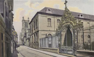 Troyes, Hotel-Dieu et Cathedrale (colour photo) Troyes, Hotel-Dieu et Cathedrale (colour photo)