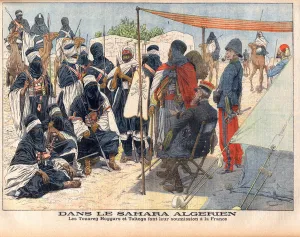 The Tuaregs Hoggar and Taitogs submitting to English rule in the Algerian Sahara The Tuaregs Hoggar and Taitogs submitting to English rule in the Algerian Sahara