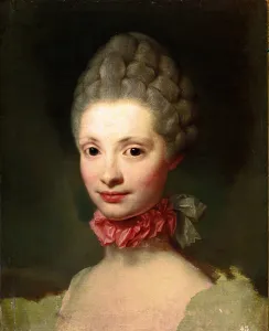 Unfinished Portrait of Marie Louise de Bourbon-Parma (oil on canvas, 1765) Unfinished Portrait of Marie Louise de Bourbon-Parma (oil on canvas, 1765)