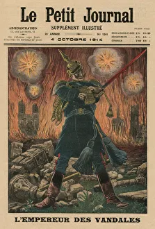 The Vandals Emperor, front cover illustration from Le Petit Journal, supplement illustre The Vandals Emperor, front cover illustration from Le Petit Journal, supplement illustre
