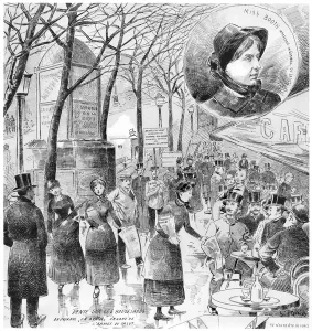 Vente sur les boulevards du journal En avant (engraving) Vente sur les boulevards du journal En avant (engraving)