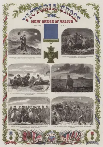 Victoria Cross, the New Order of Valour for the Navy (colour litho) Victoria Cross, the New Order of Valour for the Navy (colour litho)