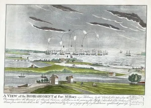 A View of the Bombardment of Fort McHenry, near Baltimore,13th September 1814 A View of the Bombardment of Fort McHenry, near Baltimore,13th September 1814