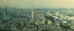 View of London from Monument looking East, 1848 View of London from Monument looking East, 1848