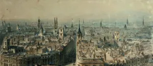 View of London from Monument looking North, 1848 View of London from Monument looking North, 1848