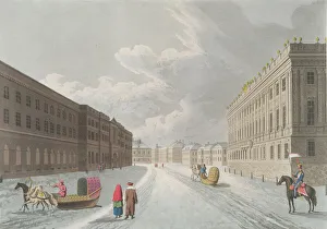 View of the Marble Palace in the Grand Millione, St. Petersburg View of the Marble Palace in the Grand Millione, St. Petersburg
