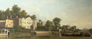A View of Pope's Villa on the River Thames at Twickenham (oil on canvas) A View of Pope's Villa on the River Thames at Twickenham (oil on canvas)