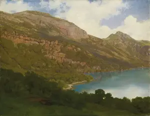 View from the Rigi overlooking Lake Lucerne, 1857 (oil on canvas) View from the Rigi overlooking Lake Lucerne, 1857 (oil on canvas)