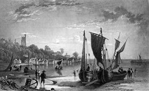 The Village of Leigh, near Southend, Essex, engraved by Charles Mottram, 1833 (engraving) The Village of Leigh, near Southend, Essex, engraved by Charles Mottram, 1833 (engraving)