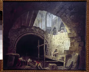 Violation of the cellars of the kings in the Basilica of Saint Denis in October 1793 Violation of the cellars of the kings in the Basilica of Saint Denis in October 1793
