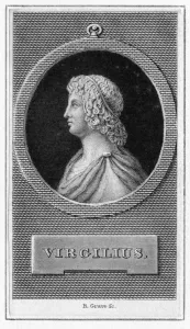 Virgilius, frontispiece from Publius Virgilius Maro published 1821 (engraving) Virgilius, frontispiece from Publius Virgilius Maro published 1821 (engraving)