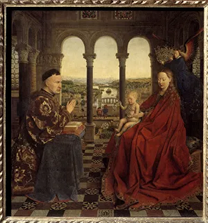 The Virgin of Chancellor Rolin Nicolas Rolin (1376-1461 The Virgin of Chancellor Rolin Nicolas Rolin (1376-1461