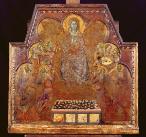 Virgin Surrounded by Angels (tempera & gold on panel) Virgin Surrounded by Angels (tempera & gold on panel)