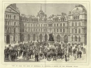 Visit of H R H The Duke of Edinburgh to Liverpool (engraving) Visit of H R H The Duke of Edinburgh to Liverpool (engraving)