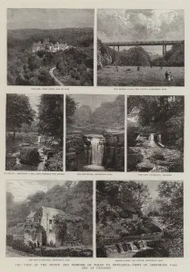 The Visit of the Prince and Princess of Wales to Newcastle, Views in Armstrong Park and at Cragside (engraving) The Visit of the Prince and Princess of Wales to Newcastle, Views in Armstrong Park and at Cragside (engraving)