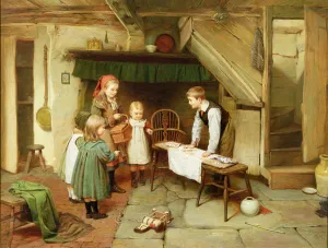 A Visit to the Sweet Shop (oil on canvas) (see also 17194) A Visit to the Sweet Shop (oil on canvas) (see also 17194)