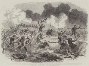 The War in America, the Texans of Longstreet's Corps retaking the Outer Line of Intrenchments on the South Side of The War in America, the Texans of Longstreet's Corps retaking the Outer Line of Intrenchments on the South Side of