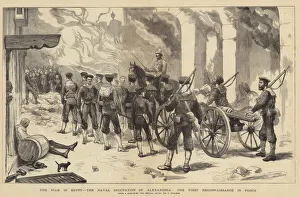 The War in Egypt, the Naval Occupation of Alexandria, the First Reconnaissance in Force (engraving) The War in Egypt, the Naval Occupation of Alexandria, the First Reconnaissance in Force (engraving)