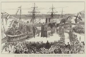 The War in the Soudan, Departure of the Australian Contingent from Sydney The War in the Soudan, Departure of the Australian Contingent from Sydney
