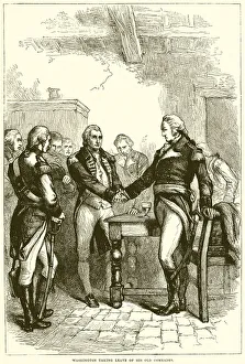 Washington taking leave of his old Comrades (engraving) Washington taking leave of his old Comrades (engraving)