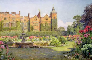 West Front and Gardens of Hatfield House, Herts West Front and Gardens of Hatfield House, Herts