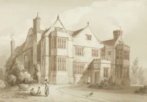 Whitten Court, near Ludlow (pen & ink on paper) Whitten Court, near Ludlow (pen & ink on paper)
